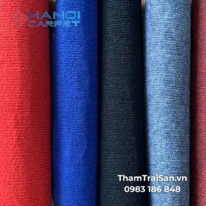 Thảm nỉ sự kiện màu xanh biển
