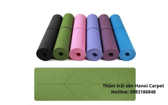 Các loại thảm tập thể dục chất lượng