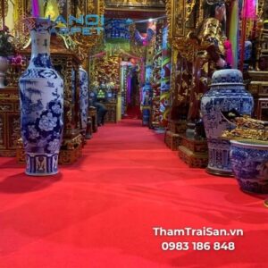 Đặc điểm nổi bật của thảm đỏ trang trí phòng khánh tiết