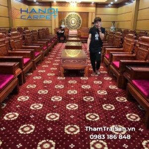 Thảm khánh tiết hoa văn cổ điển