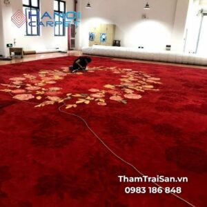 Thảm khánh tiết hoa văn nghệ thuật