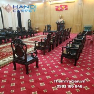 Thảm khánh tiết hoa văn truyền thống