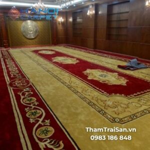 Thảm sảnh lớn họa tiết hoa văn