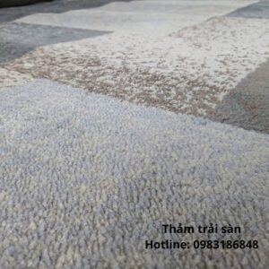 Hình ảnh thực tế của thảm sofa len dày SFLD02