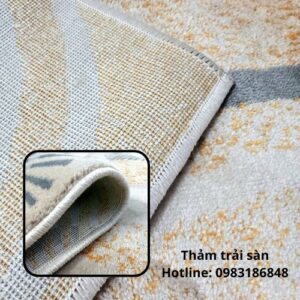 Hình ảnh thực tế của thảm sofa len dày SFLD02