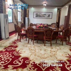 Họa tiết thảm tạo điểm nhấn cho nội thất