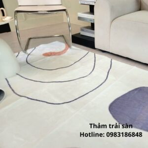 Cận chất Thảm sofa len nhung SFLN09 phòng khách
