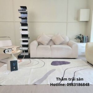 Thảm sofa len nhung SFLN09 phòng khách