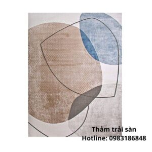 Họa tiết thảm sofa len nhung SFLN10